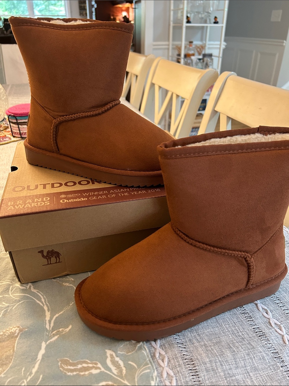 Brown Winter Boots for Women - Plush Lining